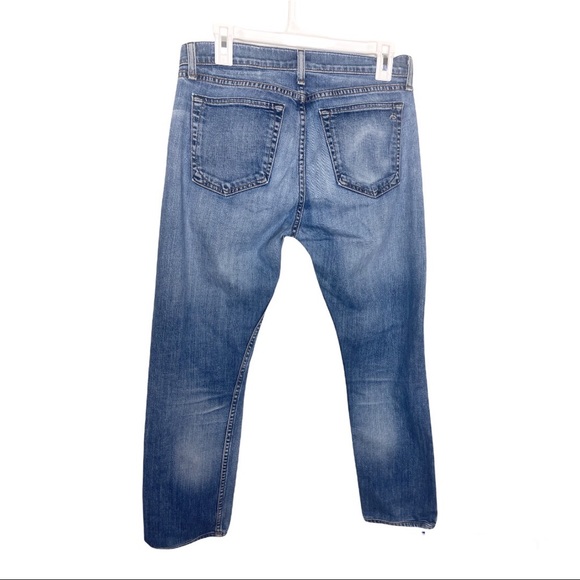 rag and bone standard issue fit 3 slim straight leg Size 29 color blue - Picture 6 of 7